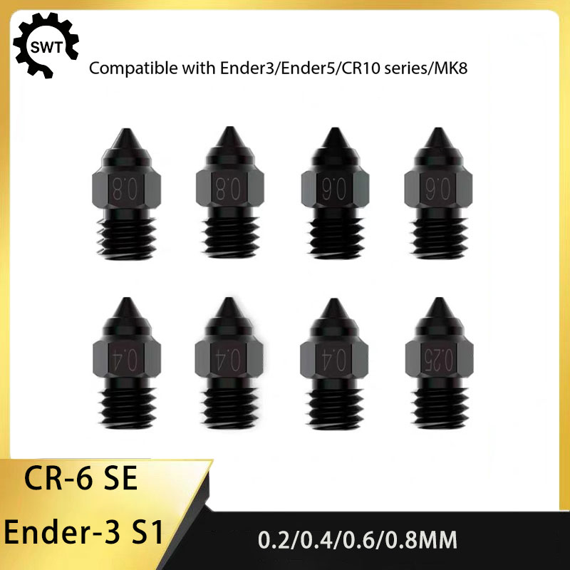 Creality Printer Ender 3 - Dysza ze stali hartowanej MK8 do